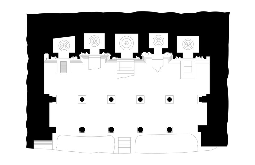 Apartment floor plan layout shown on a tablet screen