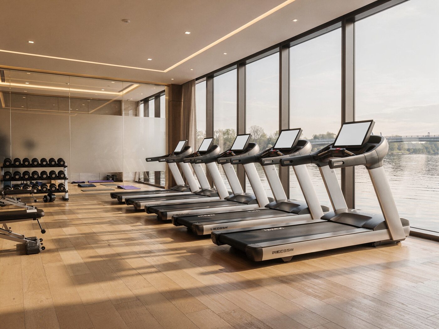 Fitness center and yoga studio