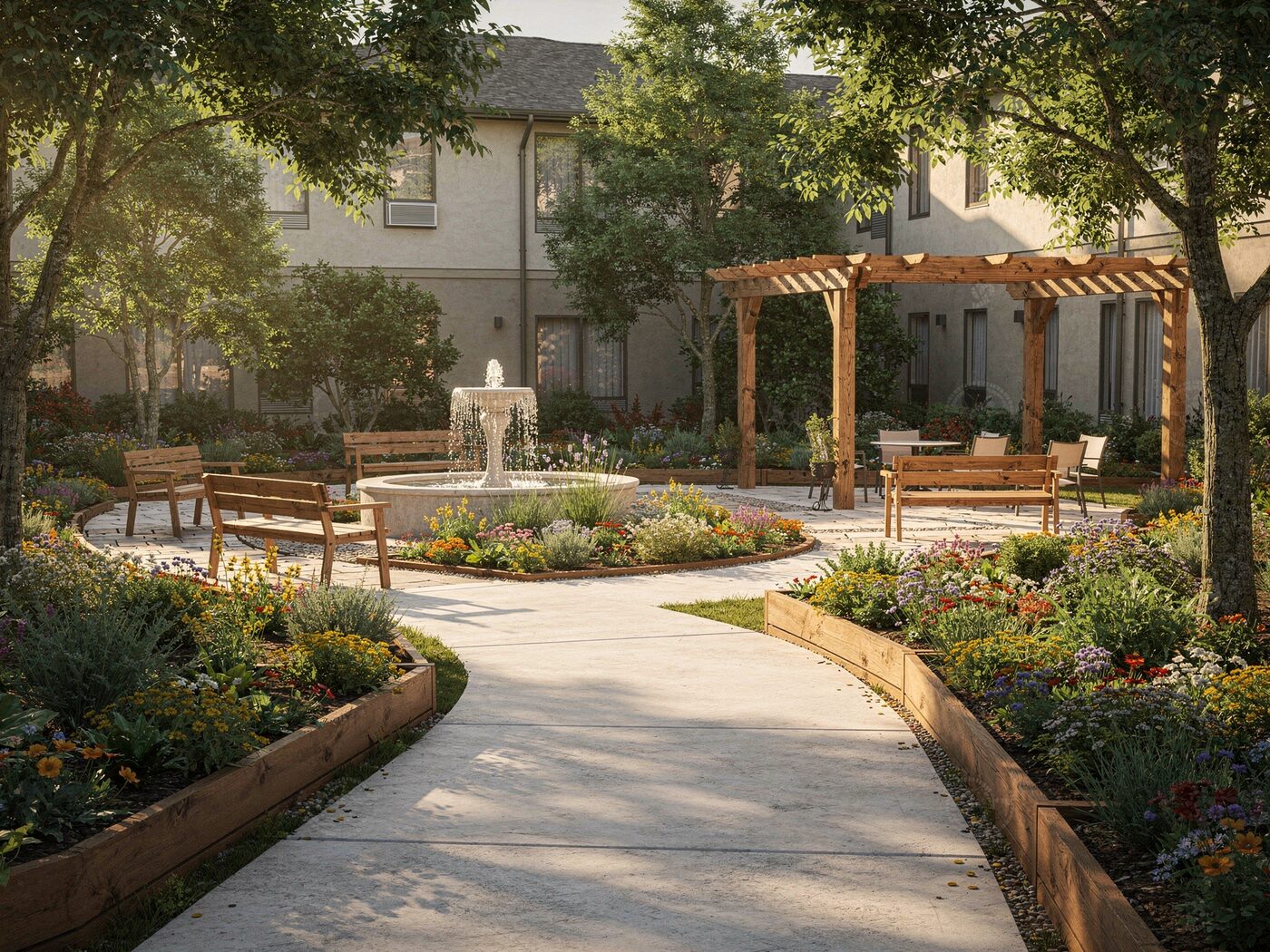 Garden courtyard