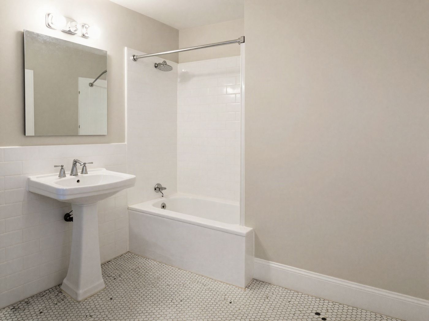 A renovated bathroom